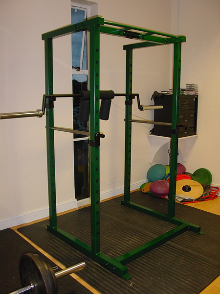Note: Shown with Power Rack and bar handles detached.